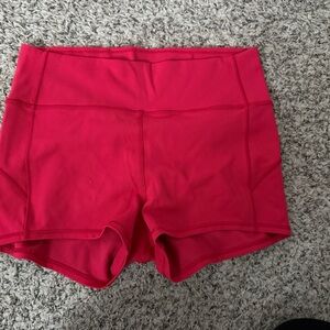 Women's Lululemon Red Shorts